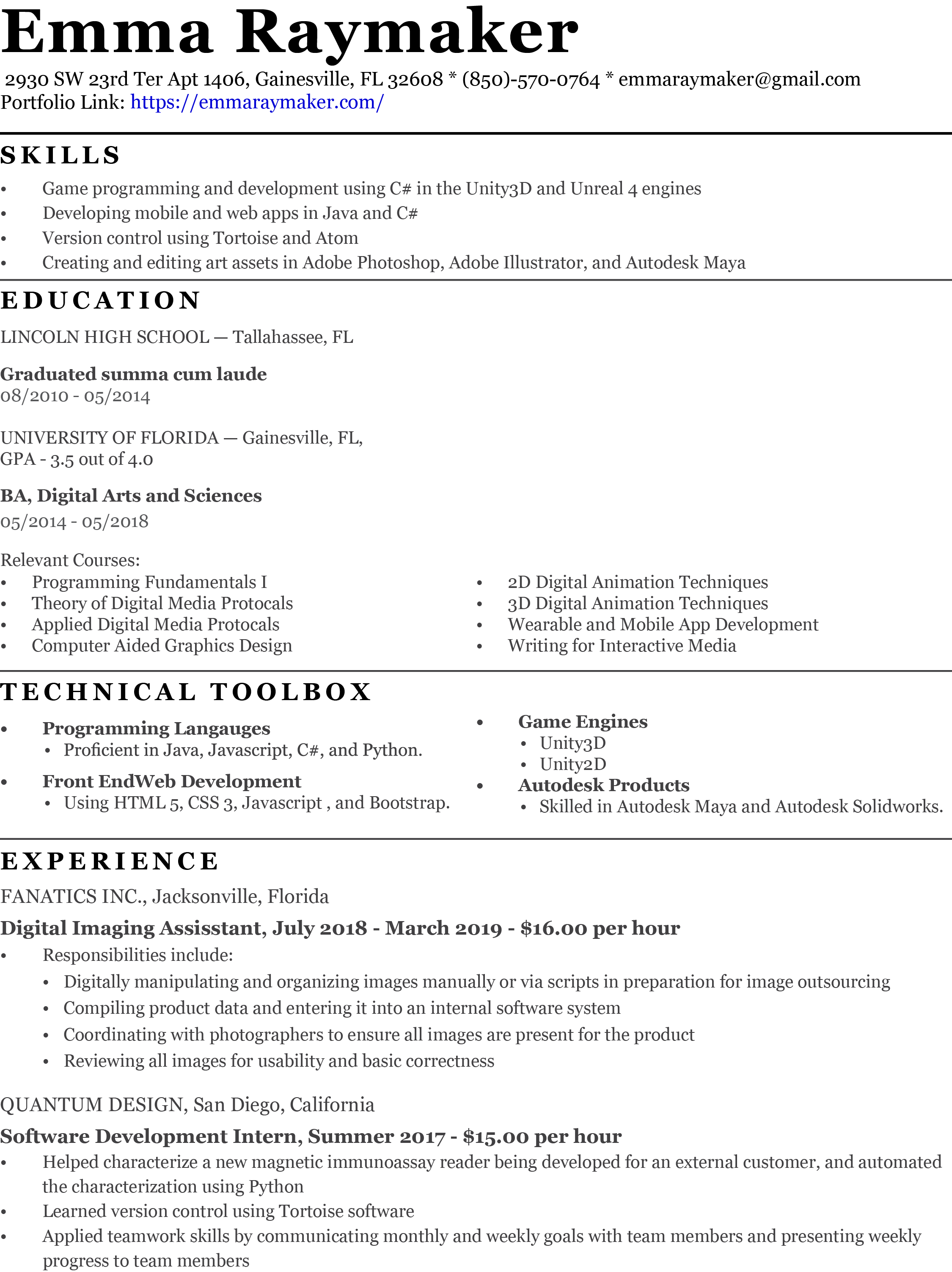 Raymaker_Emma_Resume